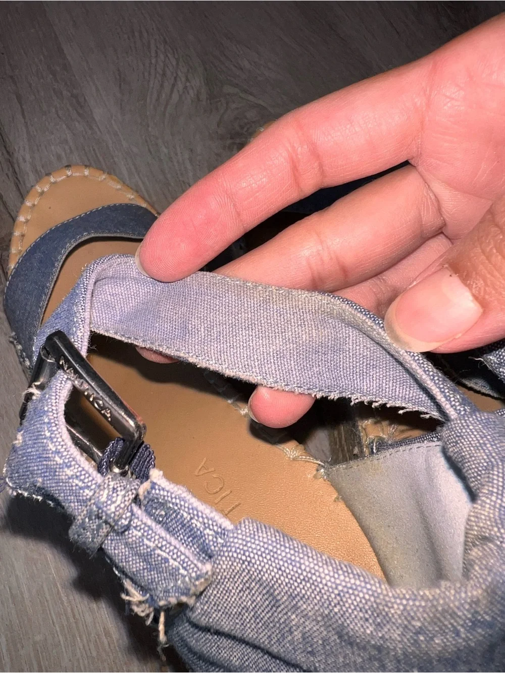 Nautica chambray espadrille